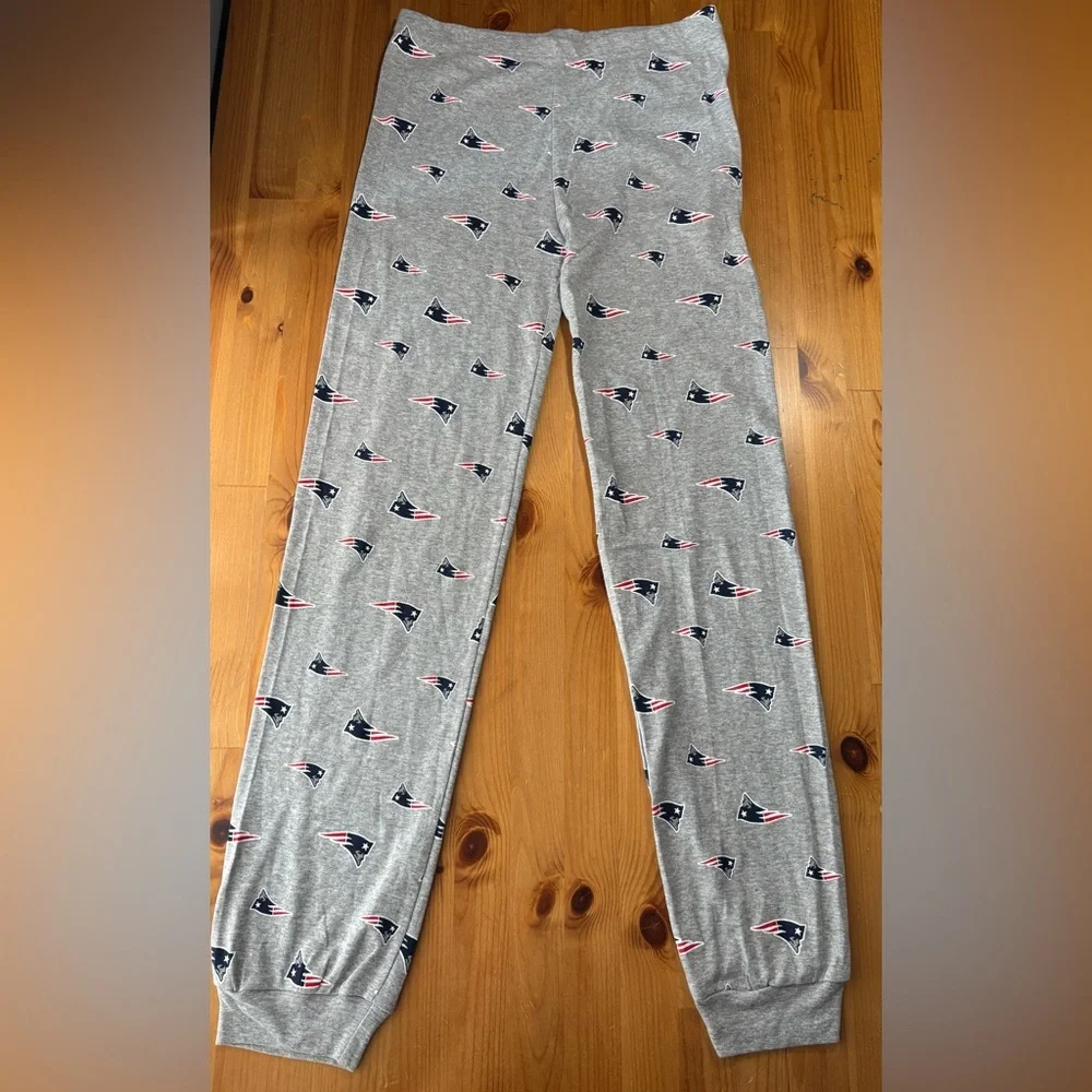 Youth NFL New England Patriots Heathered Gray Pajama Pants‎ Size 14/16